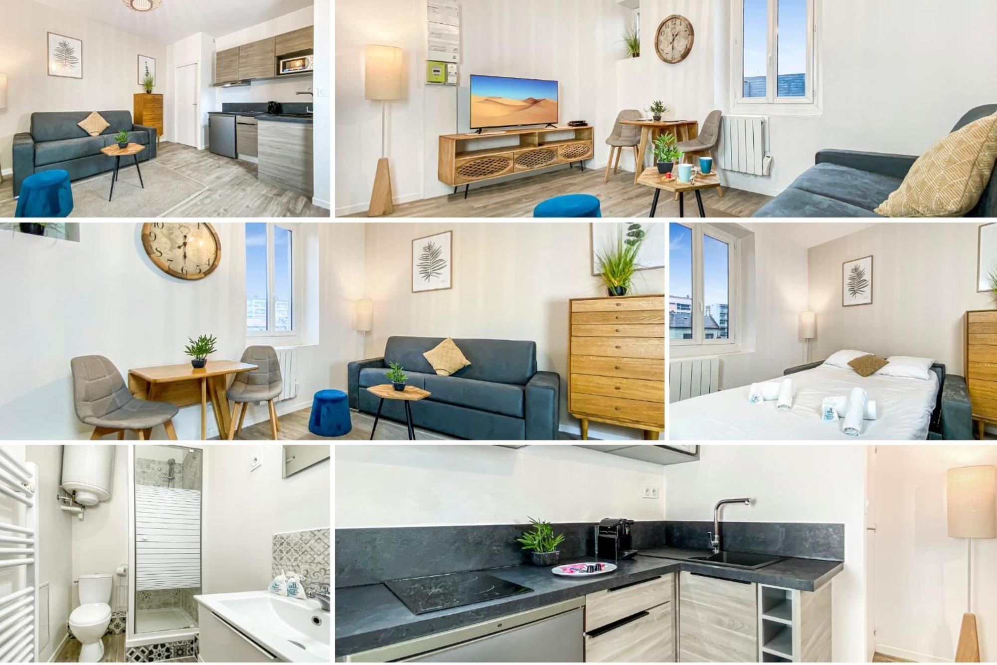 Homey Titi - Hyper-centre - Proche Gare Et Tram - Lit Convertible - Wifi Gratuit Apartment *